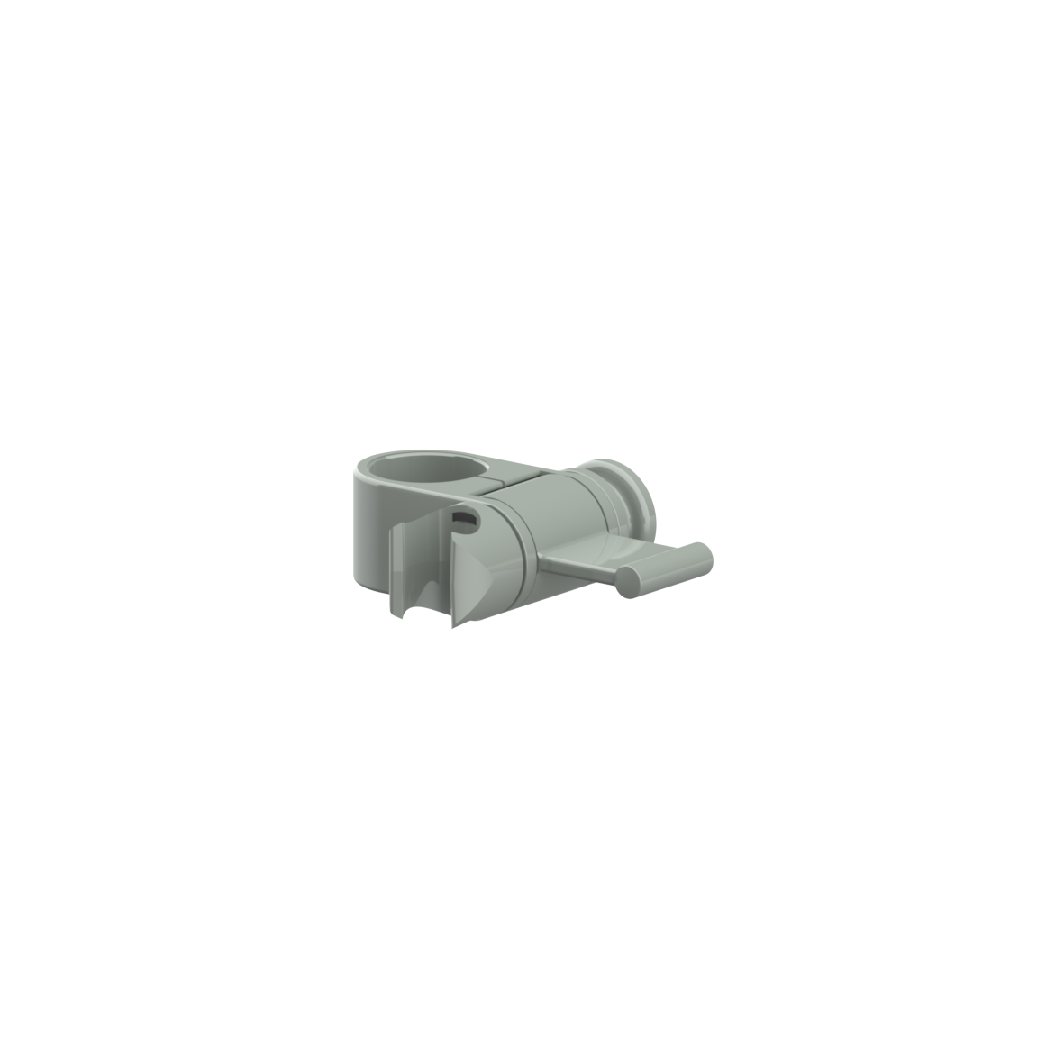 Nylon Care Brausehalter, 88 x 34 x 113 mm, Verkehrsgrau