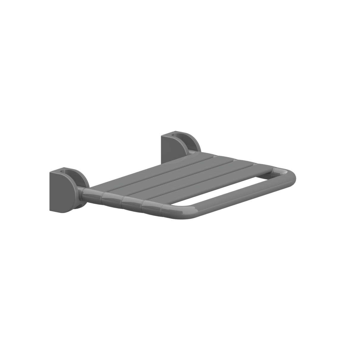 Nylon Care 400 Klappsitz, 502 x 410 x 100 mm, Dunkelgrau, Antibac