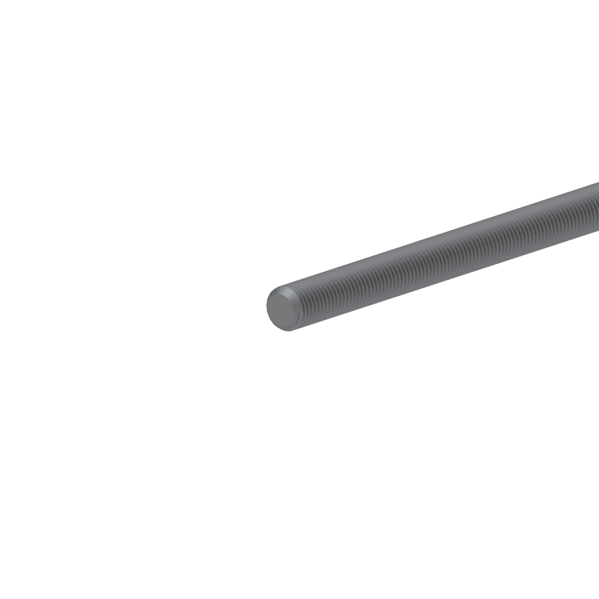 Gewindestange, L = 2000 mm, Farblos