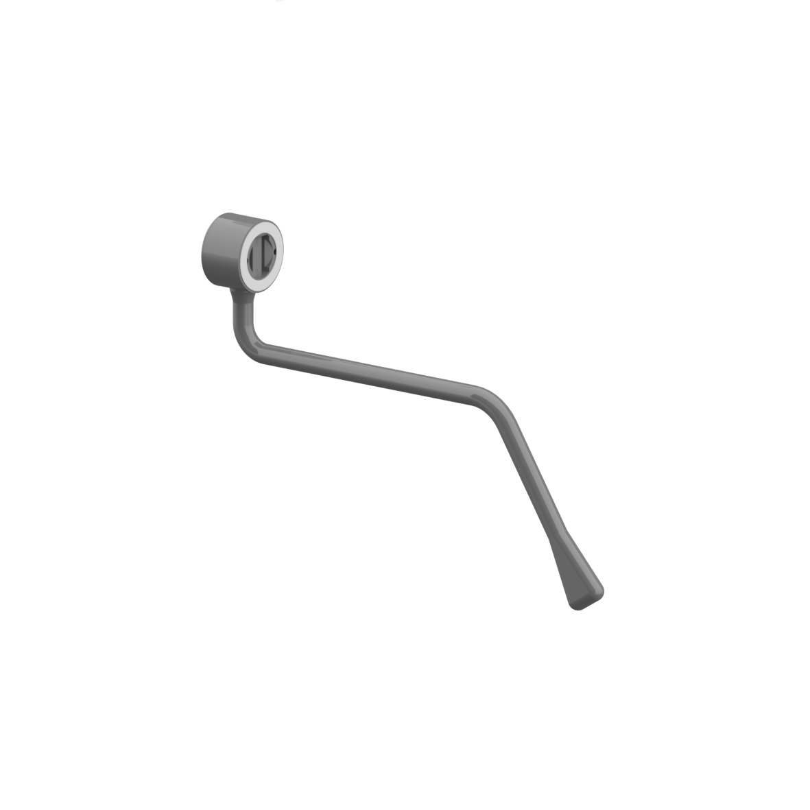 Nylon Care Bedienhebel, nachrüstbar, 52 x 336 x 240 mm, Dunkelgrau