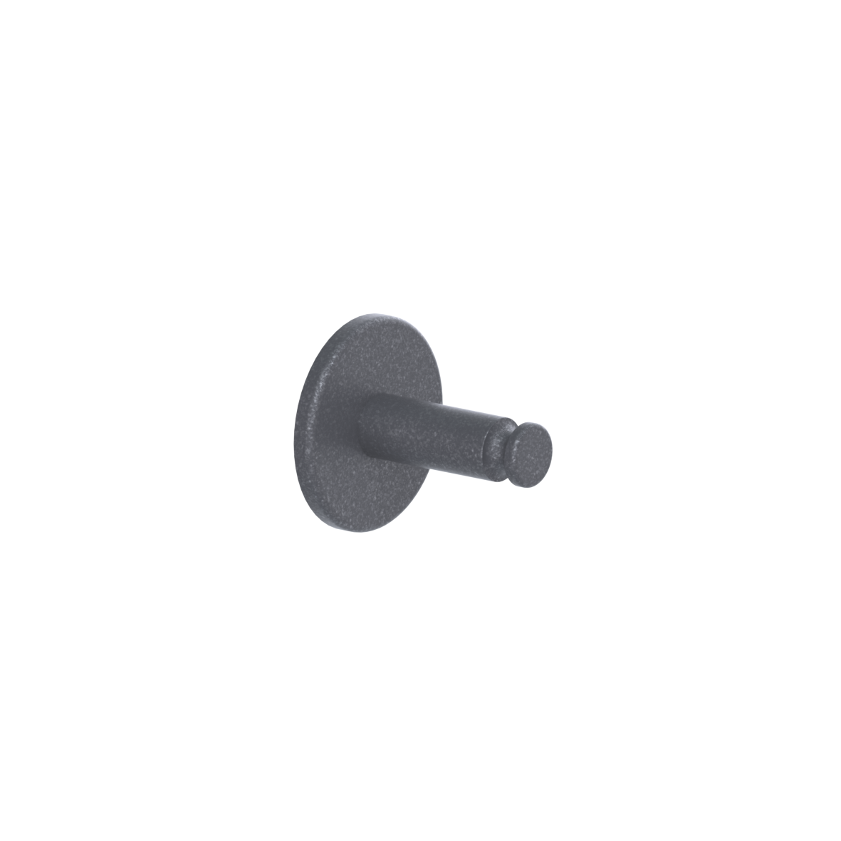 Cavere Care Wandhaken, 40 x 40 x 40 mm, Cavere Anthrazit-Metallic