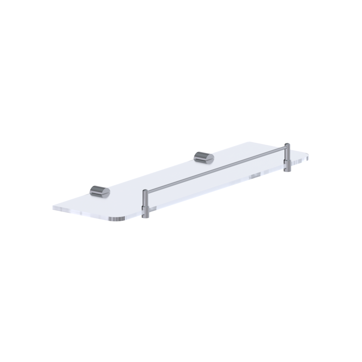 Inox Care Glasablage, 141 x 500 x 46 mm, Hochglanzpoliert
