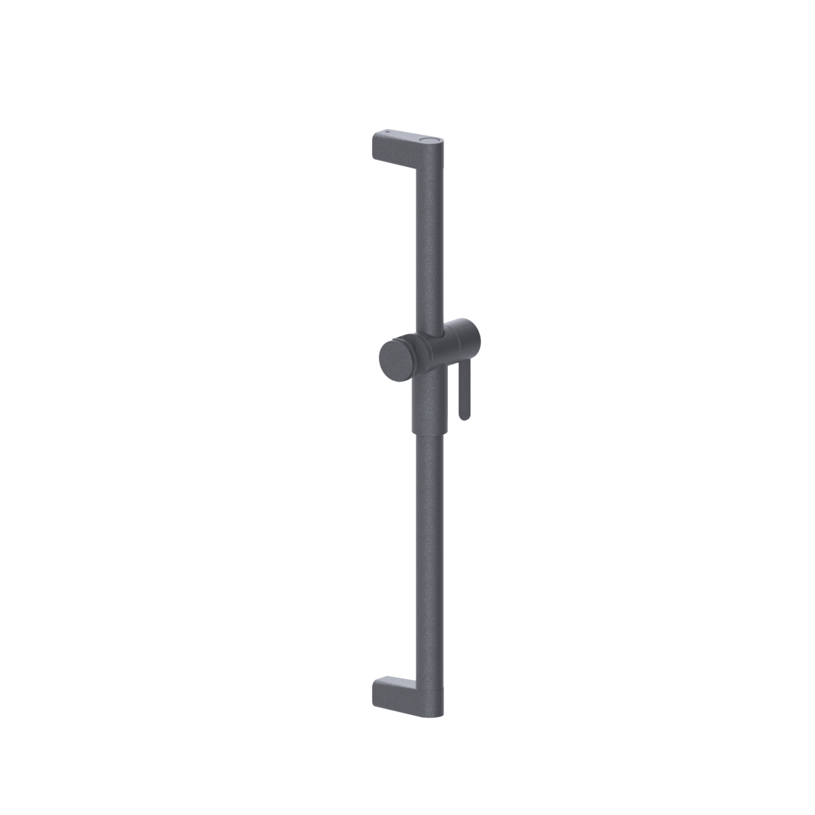 Cavere Care Brausehalterstange, 600 mm, Einpunktbefestigung, Cavere Anthrazit-Metallic