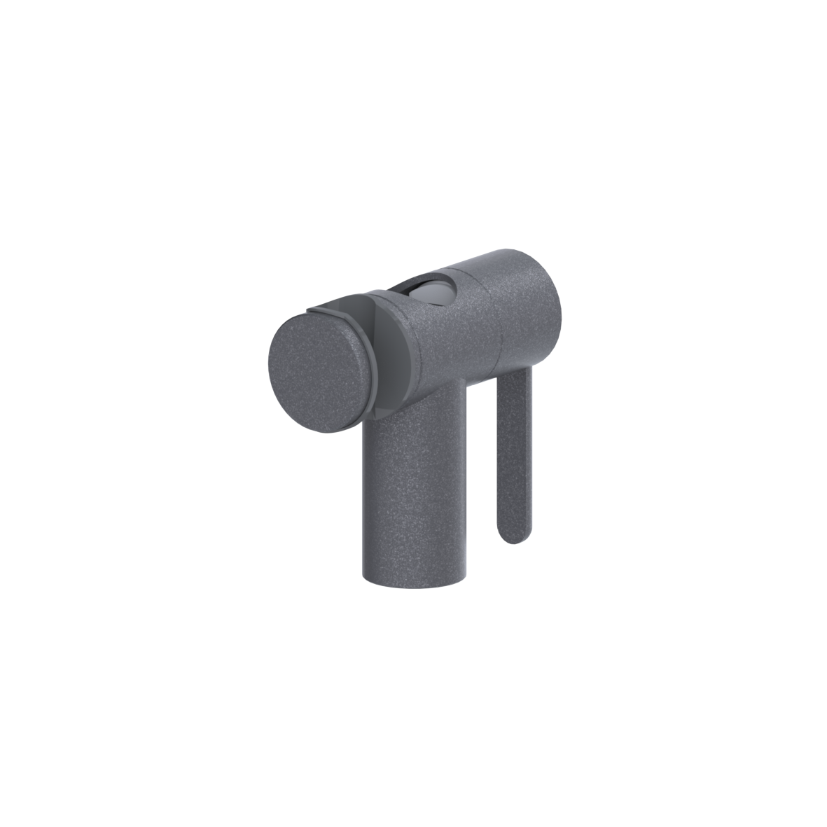Cavere Care Brausehalter, 120 x 45 x 112 mm, Cavere Anthrazit-Metallic