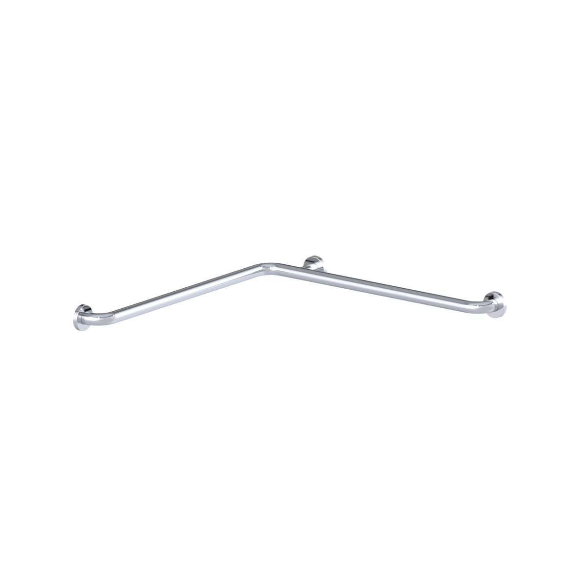 Inox Care Duschhandlauf, 750 x 750 mm, Hochglanzpoliert