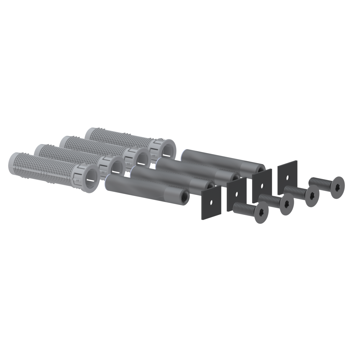 Care Montageset, zur Befestigung an Mauerwerk aus Lochstein (ohne Injektions-Kartusche), Farblos Care Montageset, zur Befestigung an Mauerwerk aus Lochstein (ohne Injektions-Kartusche), Farblos