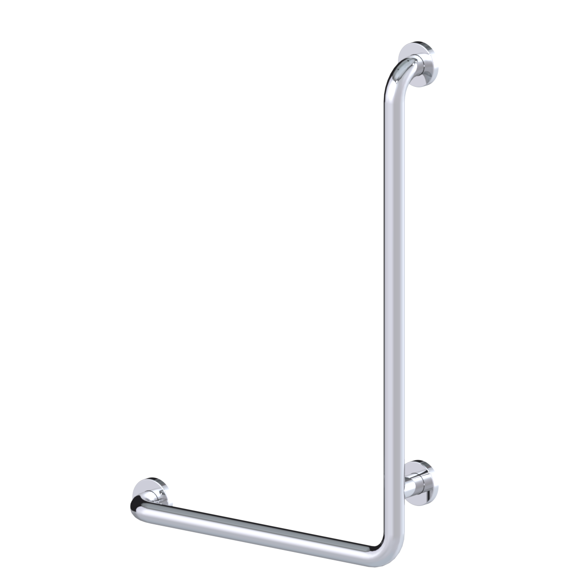 Inox Care Winkelgriff, 90°, rechts, 500 x 750 mm, Hochglanzpoliert
