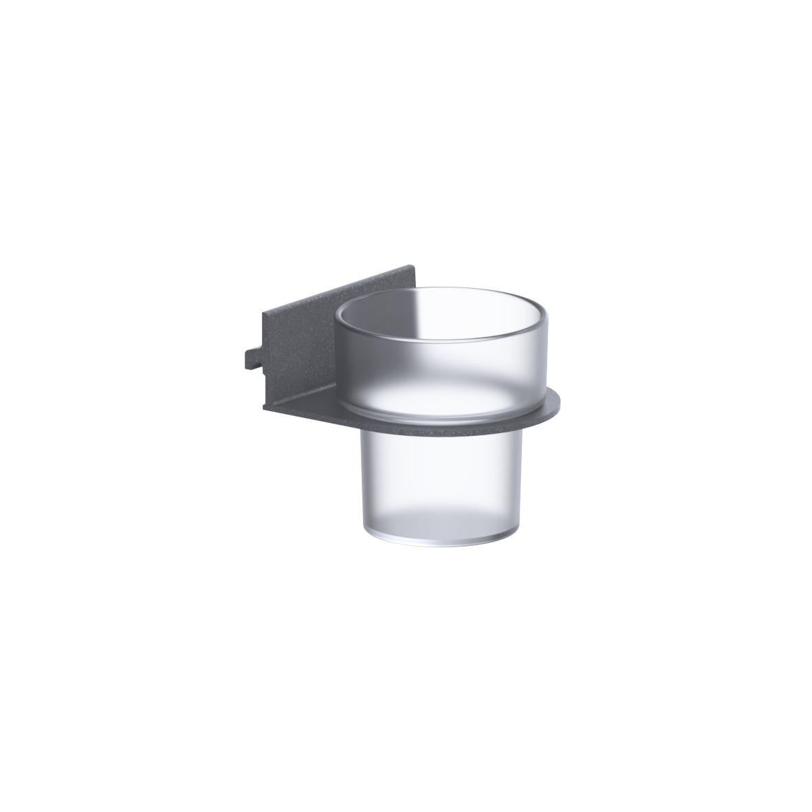Cavere Care FlexGlashalter, 104 x 90 x 52 mm, Cavere Anthrazit-Metallic