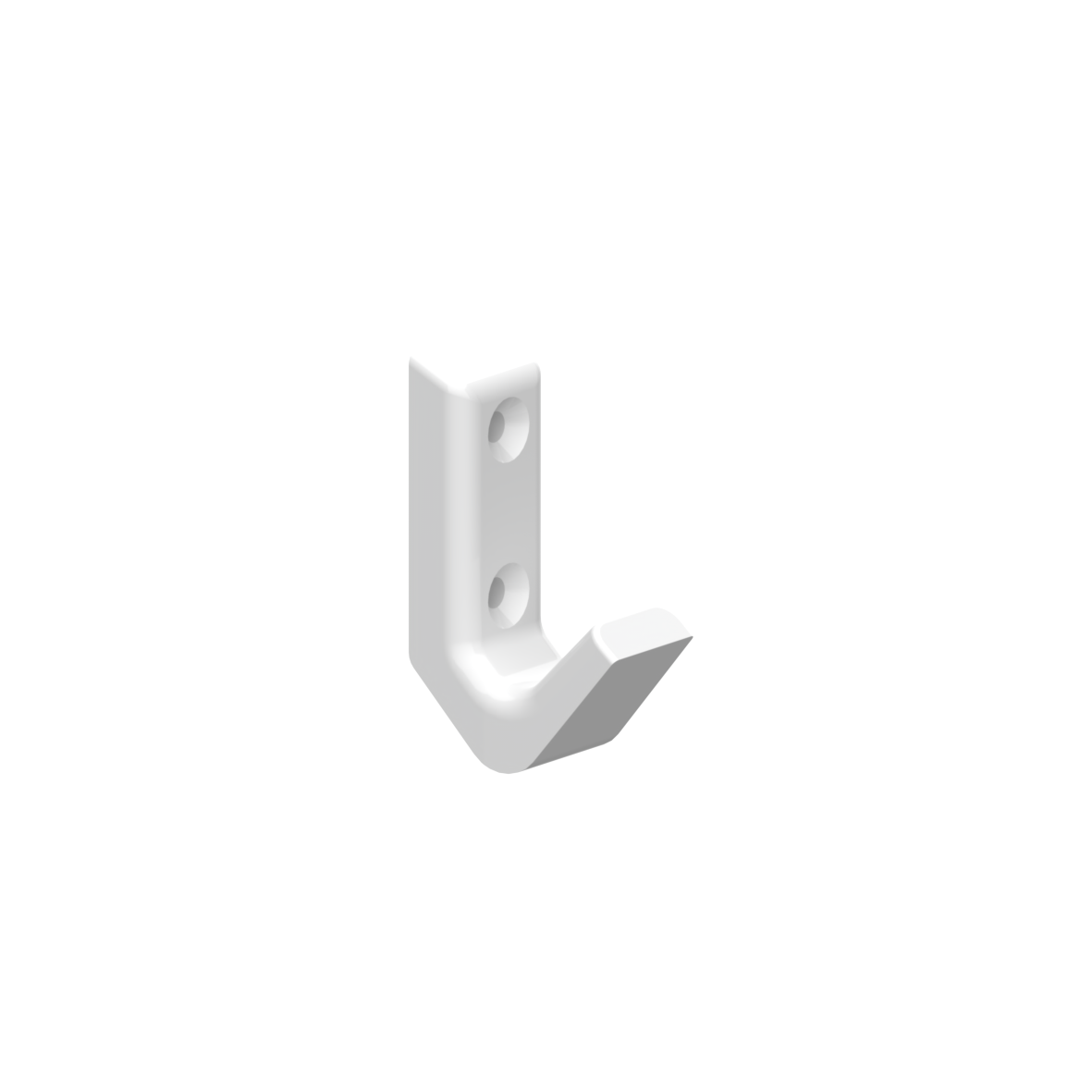 Nylon Care Wandhaken, 20 x 36 x 62 mm, Weiß