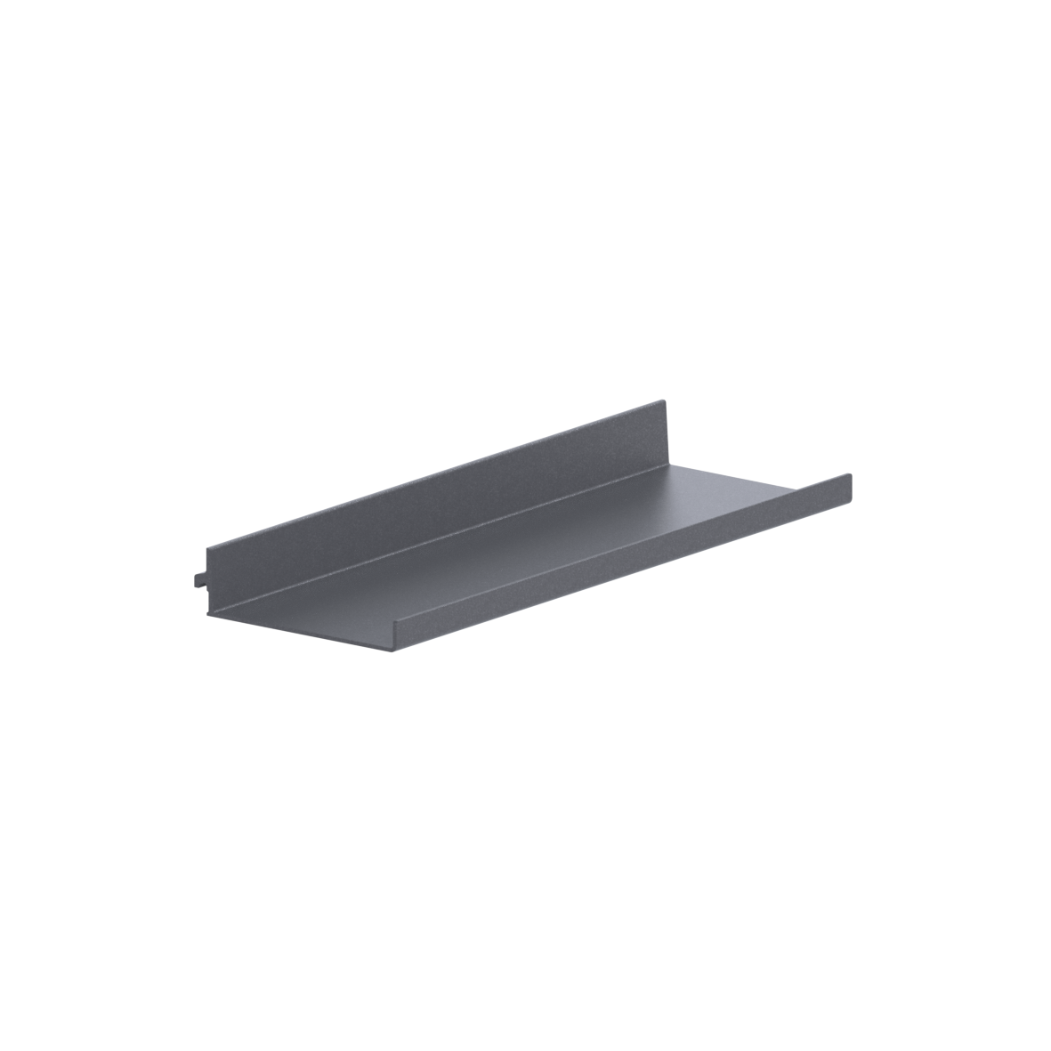 Cavere Care FlexAblage, 400 x 123 x 38 mm, Cavere Anthrazit-Metallic