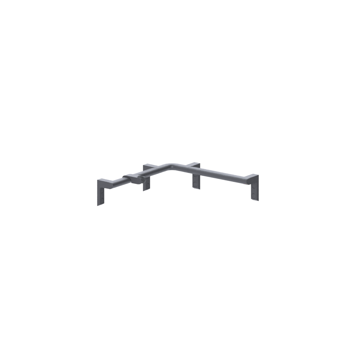 Cavere Care Duschhandlauf, 450 x 450 mm, Cavere Anthrazit-Metallic