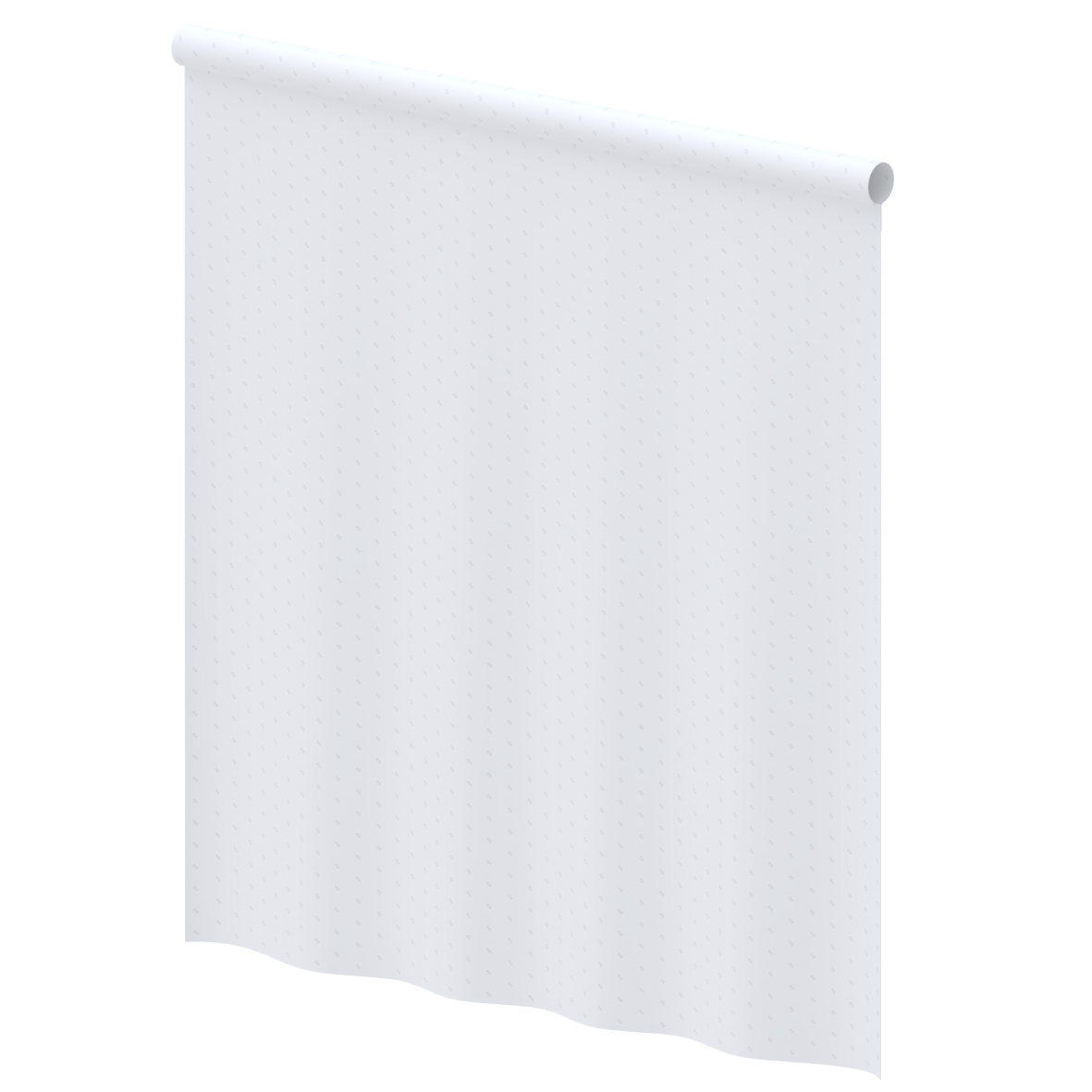 Care Duschspritzschutzvorhang, für Inox Care und Nylon Care, 620 x 775 x 1 mm, Weiß
