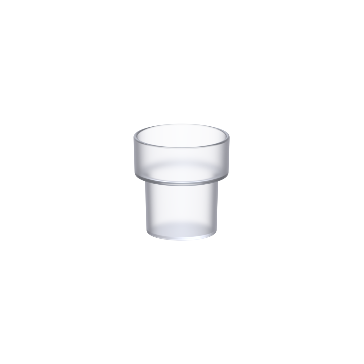 Cavere Care Ersatzglas, für Cavere Care Glashalter und Cavere FlexGlashalter, 79 x 79 x 84 mm, Farblos