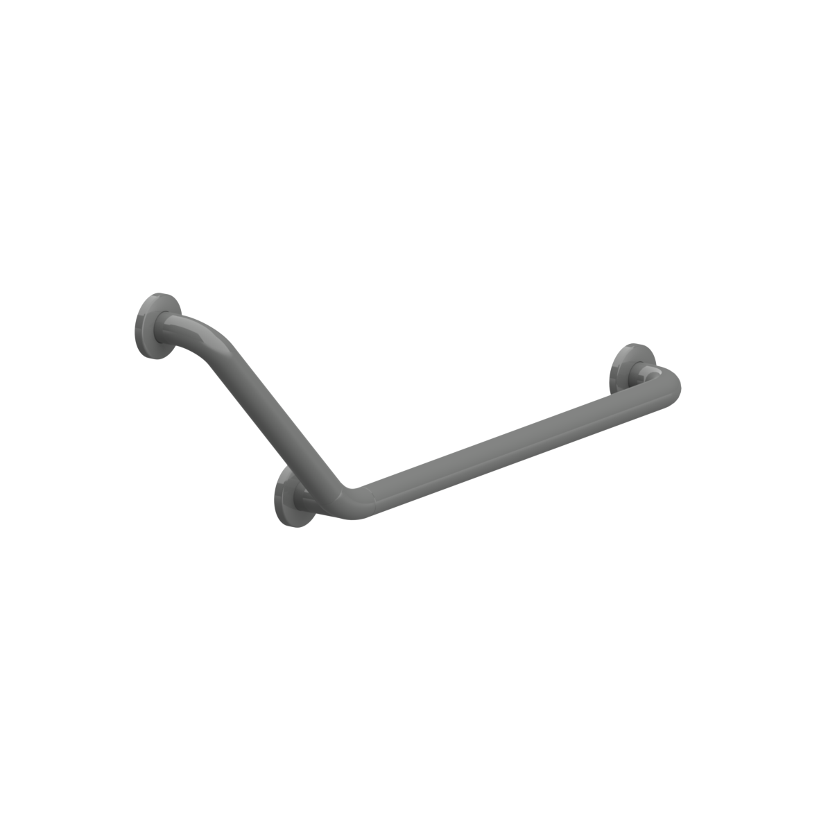 Nylon Care 300 Winkelgriff, 135°, 579 x 336 mm, Dunkelgrau