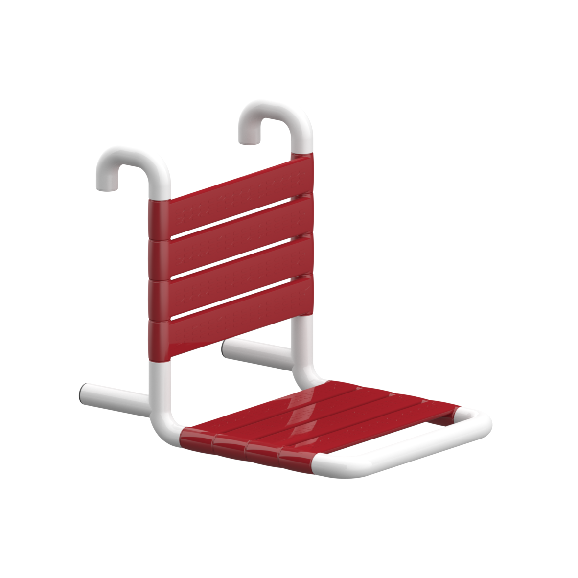 Verso Care Duo Einhängesitz, 380 x 515 x 450 mm, Rot-Weiß