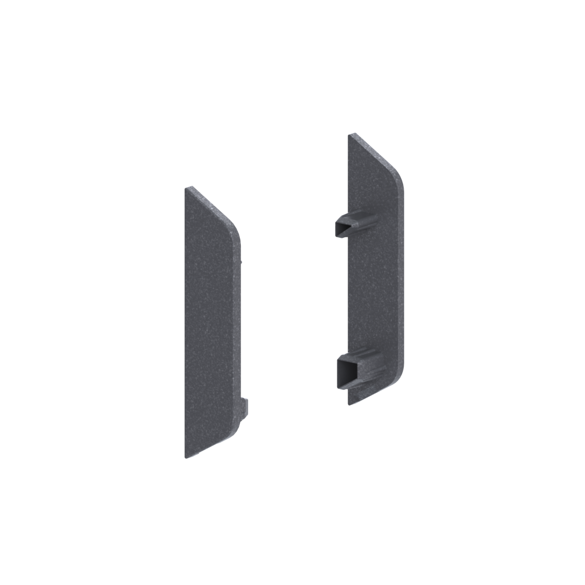 Cavere Care Ersatz-Endkappen, für Cavere FlexRail, 73 x 13 x 17 mm, Cavere Anthrazit-Metallic Cavere Care Ersatz-Endkappen, für Cavere FlexRail, 73 x 13 x 17 mm, Cavere Anthrazit-Metallic