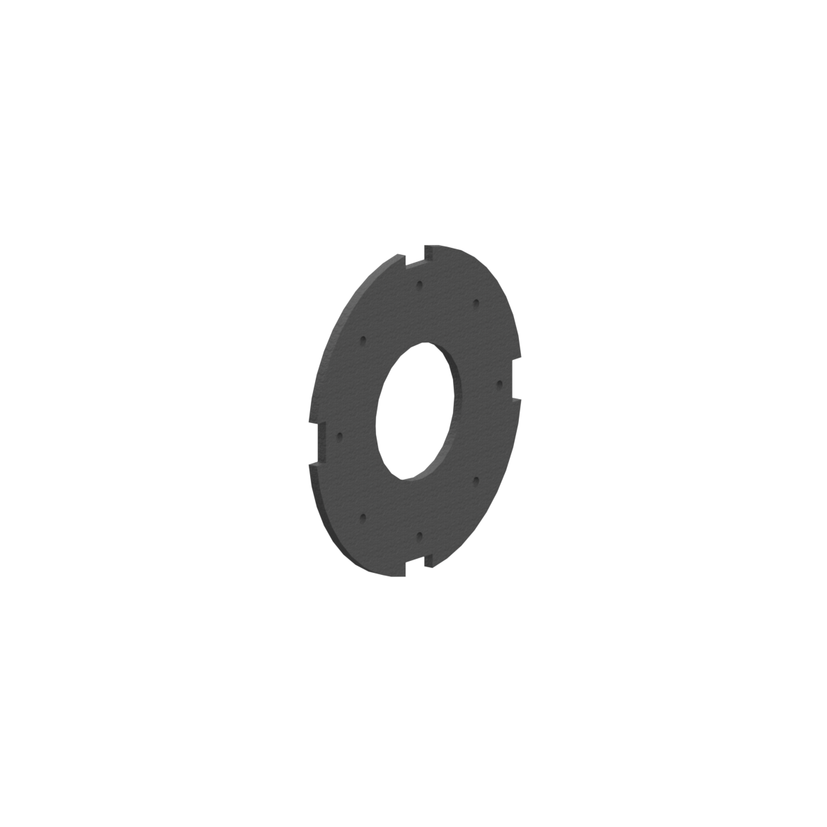 Nylon Care Dichtronde, 10 Stück, für Nylon Care 300 und Nylon Care 400, 62 x 62 x 2 mm, Schwarz