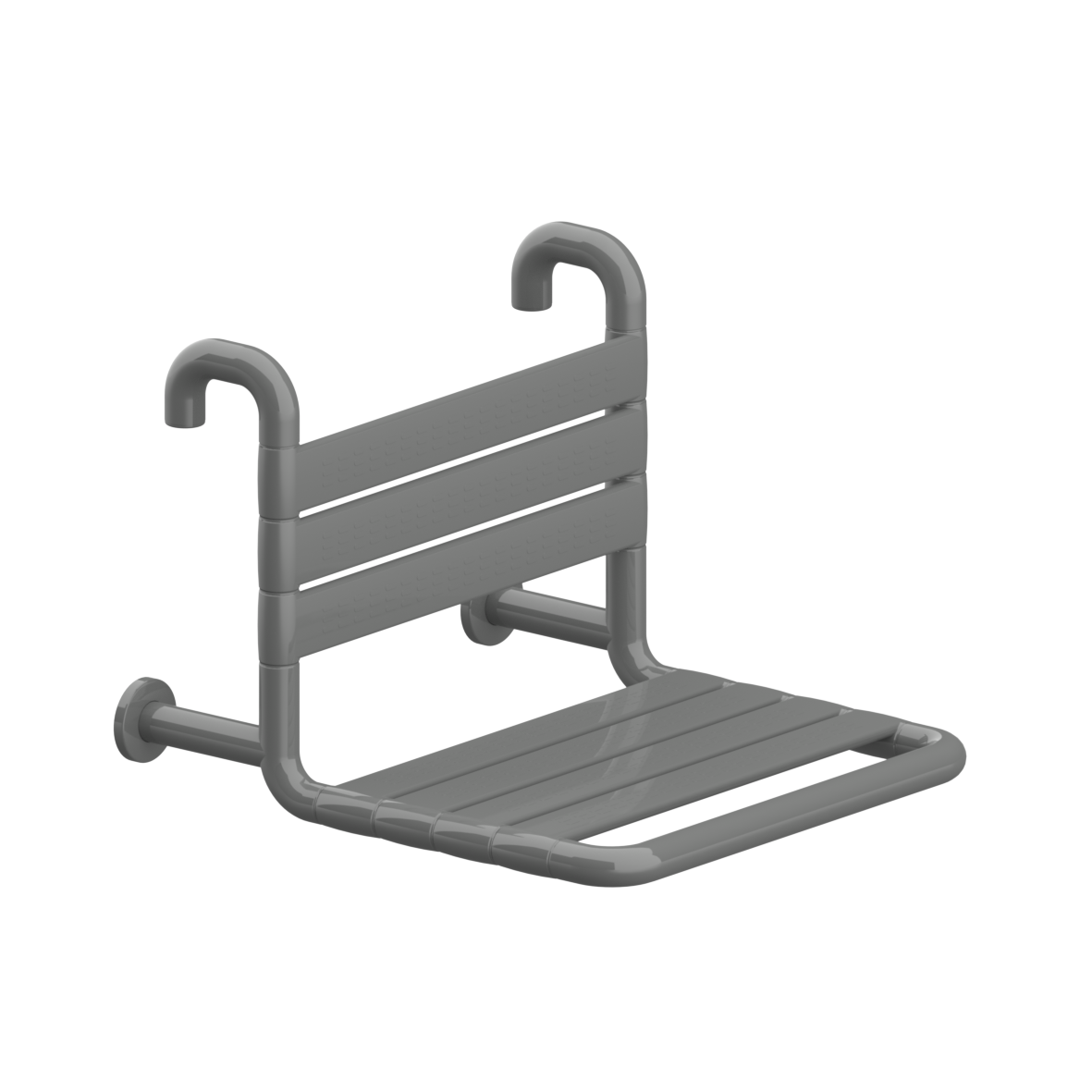 Nylon Care 300 Einhängesitz FR, mit Rosetten, 480 x 515 x 390 mm, Dunkelgrau Nylon Care 300 Einhängesitz FR, mit Rosetten, 480 x 515 x 390 mm, Dunkelgrau