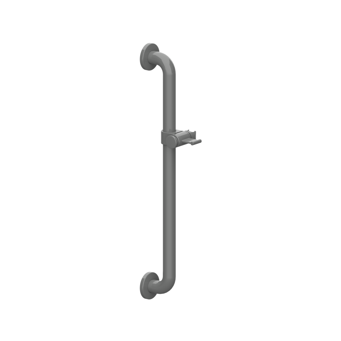Nylon Care 300 Brausehalterstange, 600 mm, Dunkelgrau