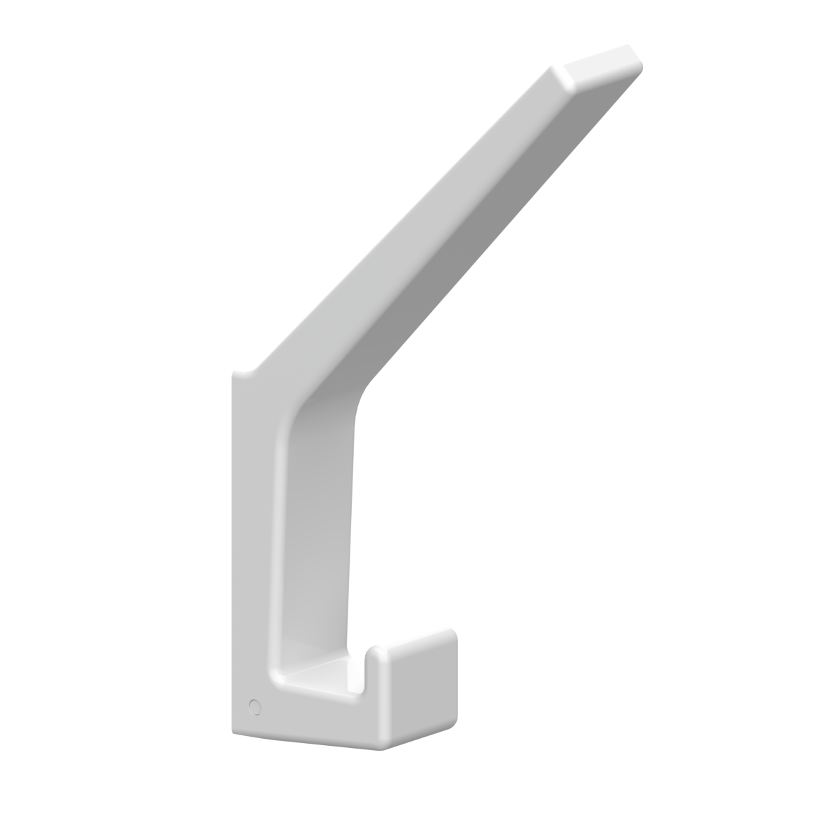 Nylon Care Wandhaken, 23 x 80 x 10 mm, Weiß