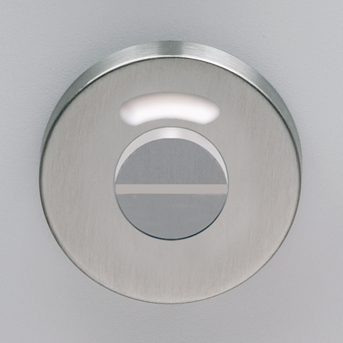 Inox Schlüsselrosette EST.BZR 40 Münz, Münz, Edelstahl