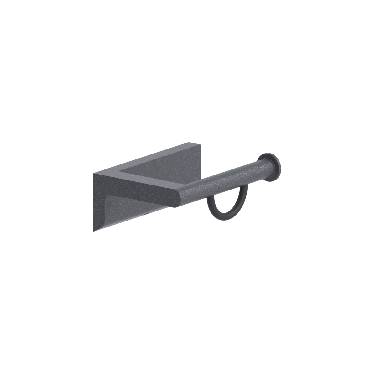 Cavere Care Papierrollenhalter, 130 x 95 x 50 mm, Cavere Anthrazit-Metallic