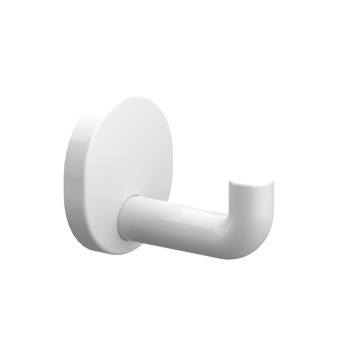 Nylon Care Wandhaken, 65 x 90 x 73 mm, Weiß
