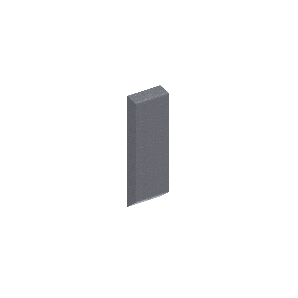Cavere Care Blindabdeckung vario, 220 x 120 x 30 mm, Cavere Anthrazit-Metallic
