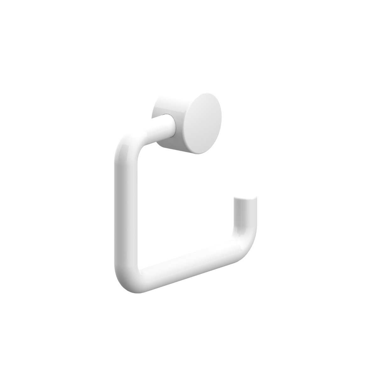 Nylon Care Papierrollenhalter, 180 x 36 x 161 mm, Weiß