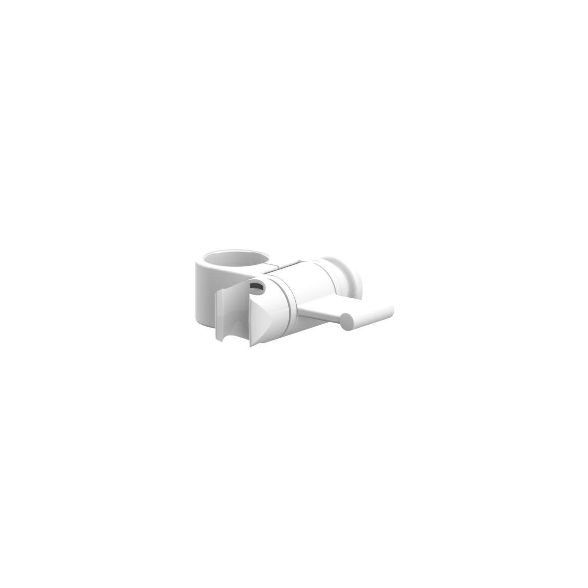 Inox Care Brausehalter, 90 x 112 x 34 mm, Weiß