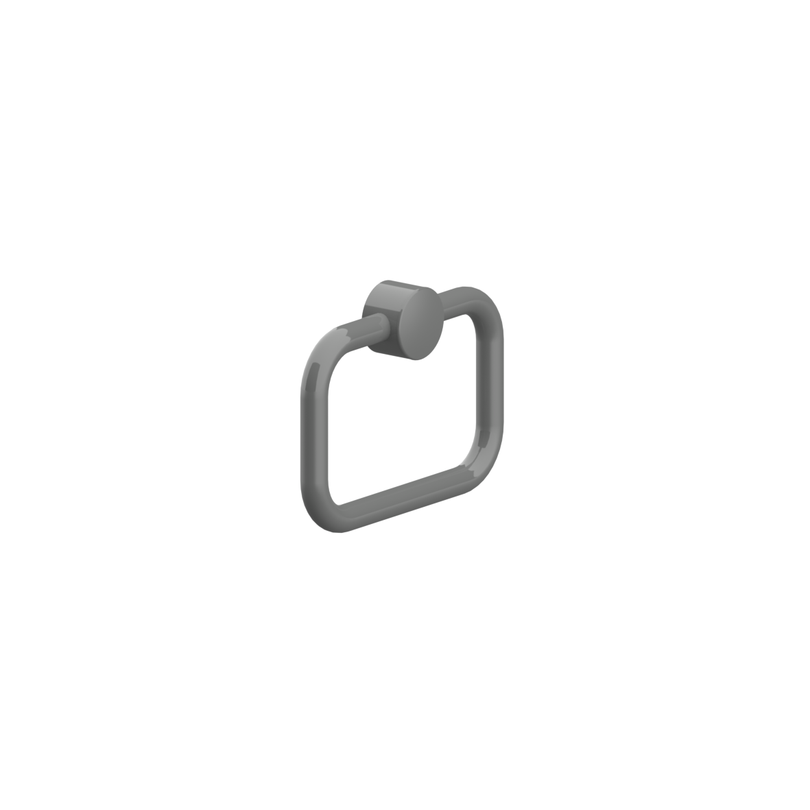 Nylon Care Handtuchhalter, 220 x 36 x 166 mm, Dunkelgrau