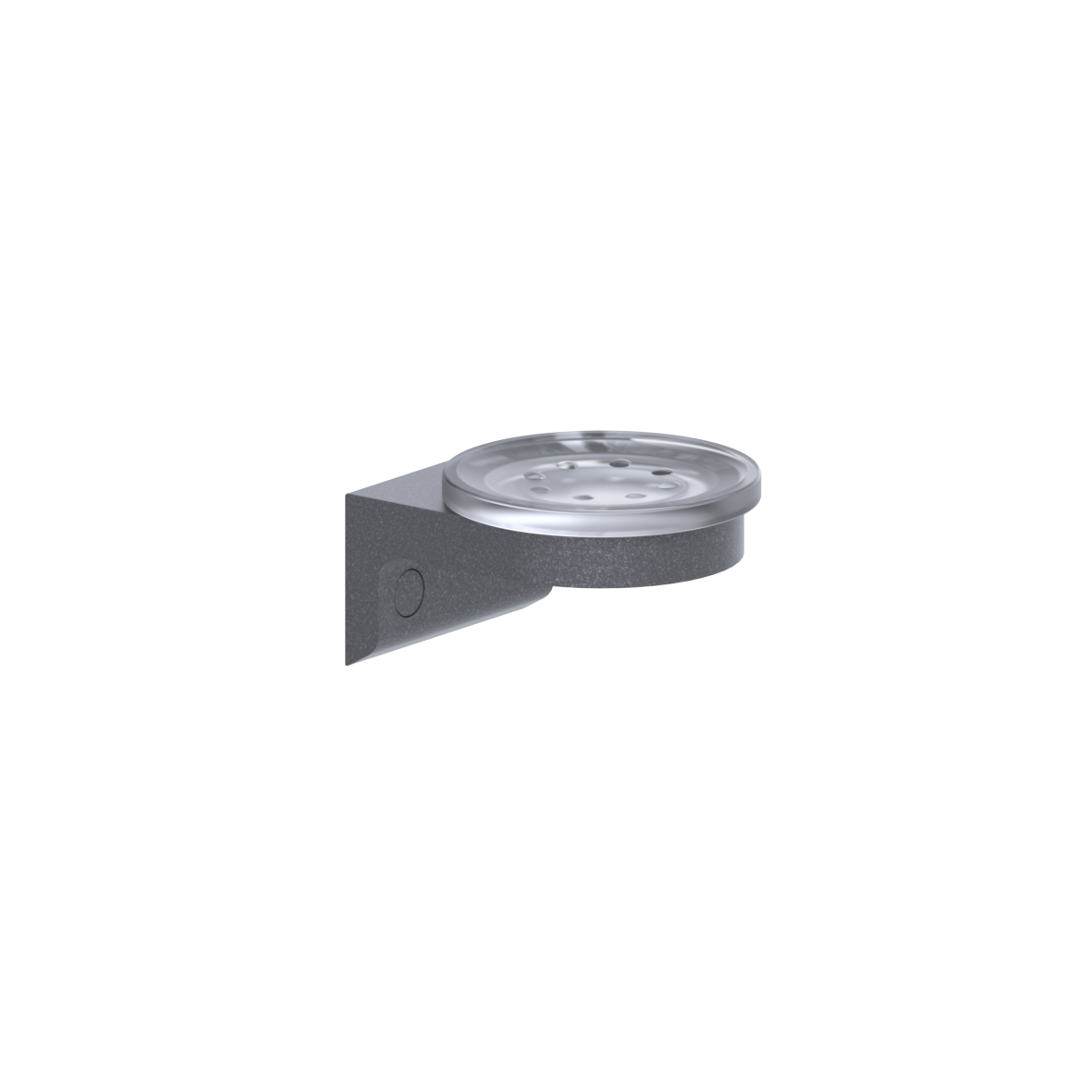Cavere Care Seifenablage, 80 x 105 x 58 mm, Cavere Anthrazit-Metallic