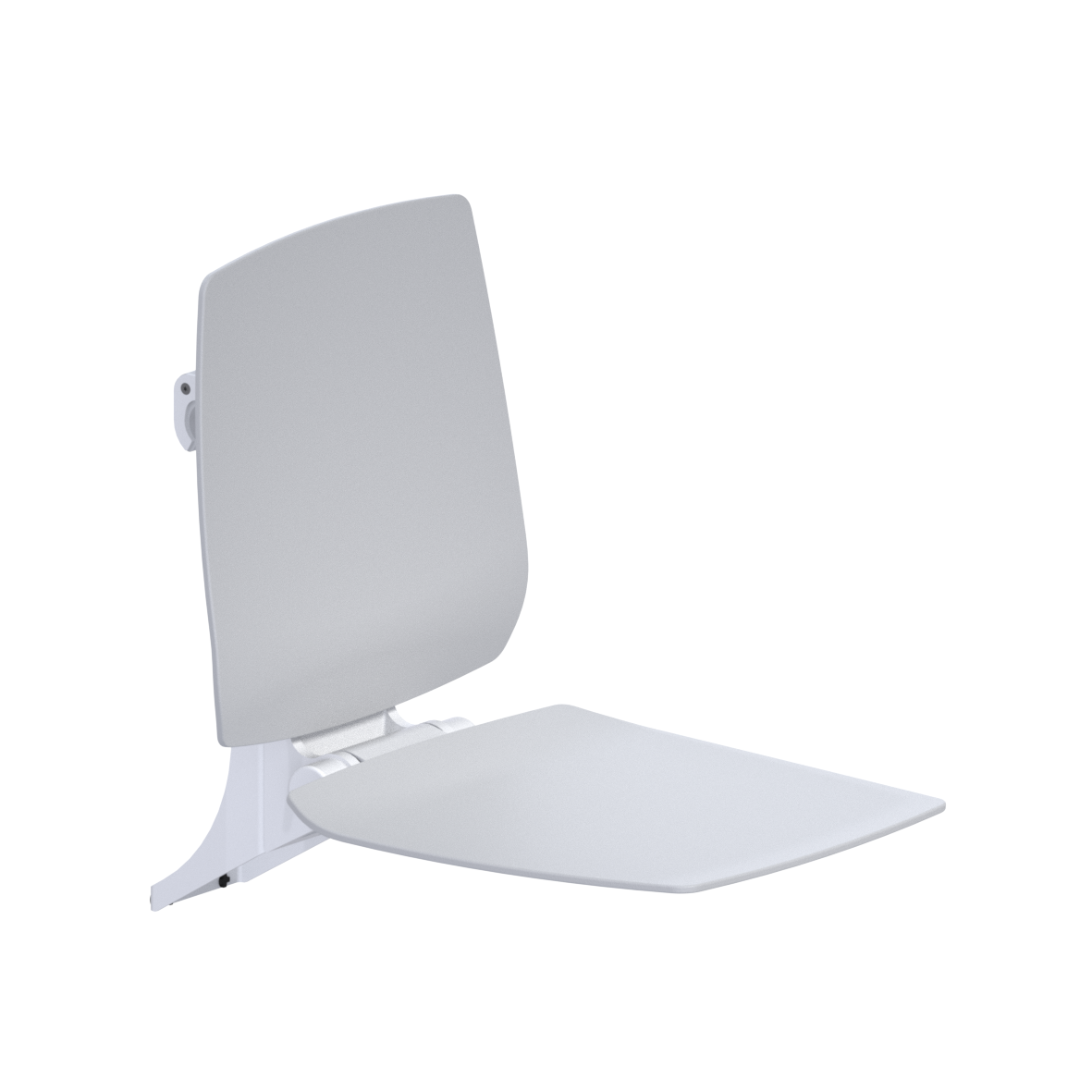 Ascento Einhängesitz CH, mit Rückenlehne, für Inox Care und Nylon Care, 412 x 640 x 574 mm, Ascento Weiß