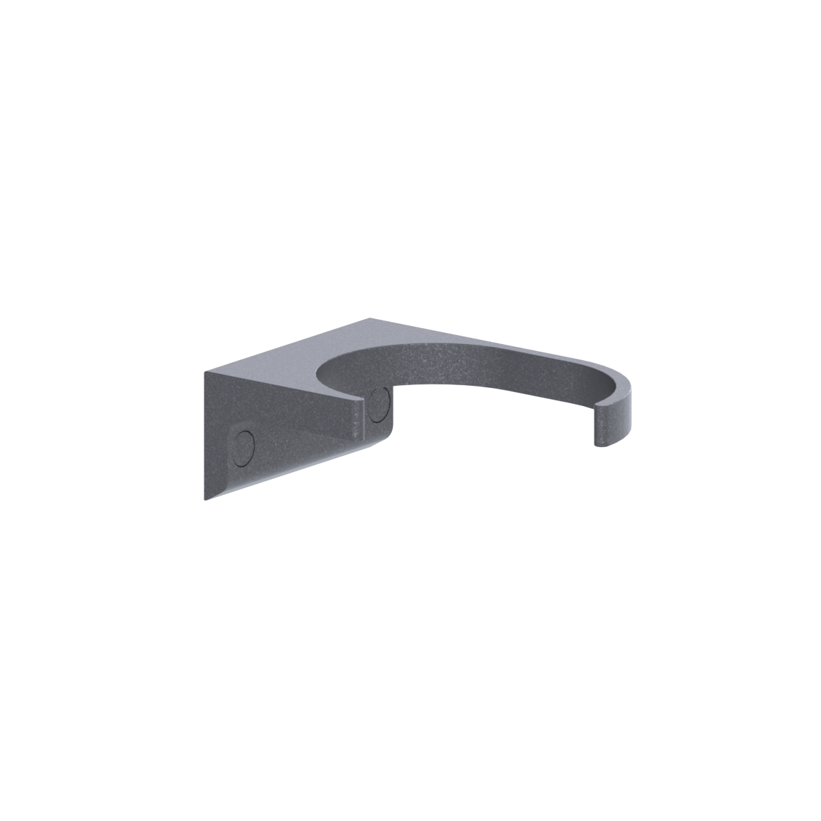 Cavere Care Gehhilfenhalter, 100 x 150 x 50 mm, Cavere Anthrazit-Metallic