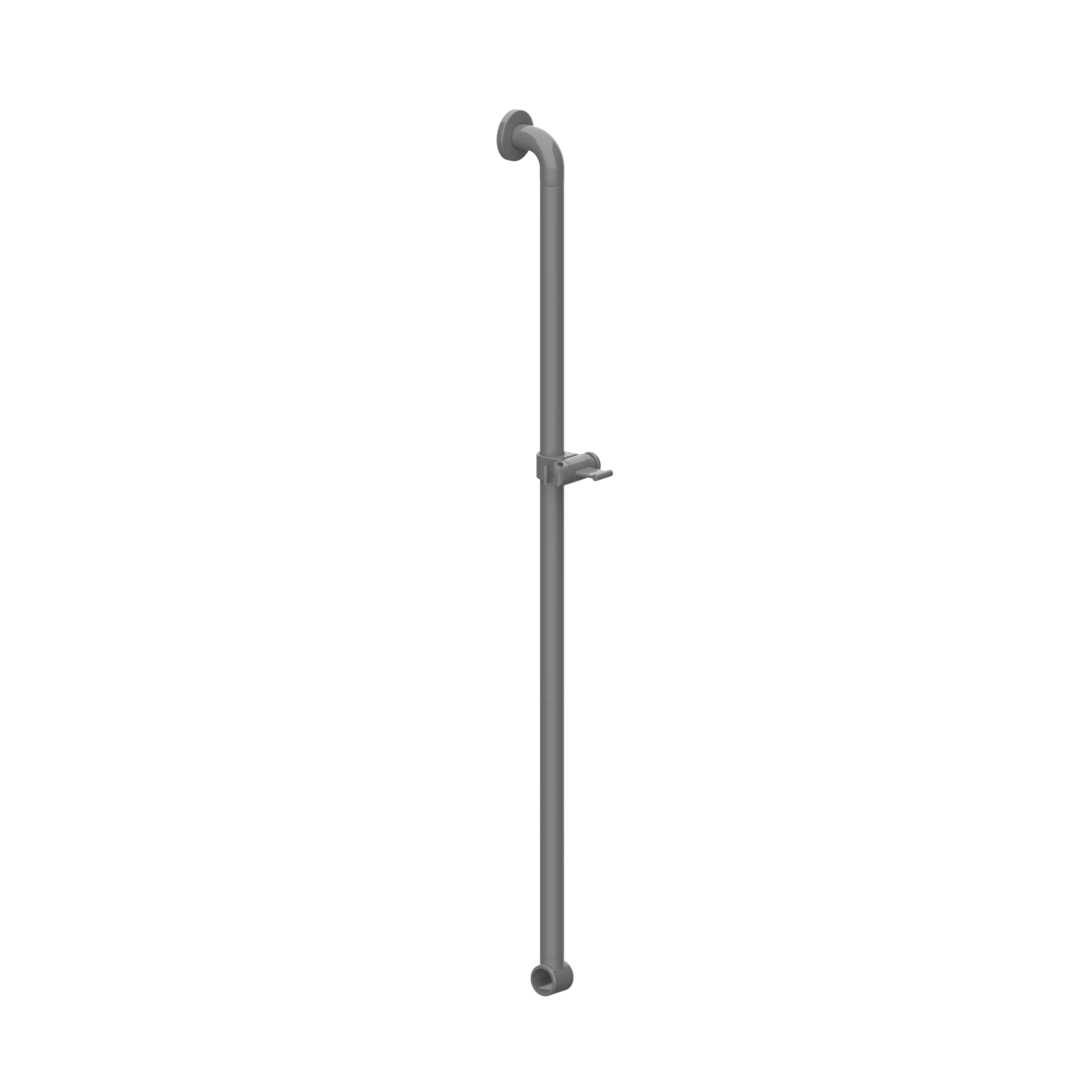 Nylon Care 300 Brausehalterstange, verschiebbar, 1158 mm, Dunkelgrau