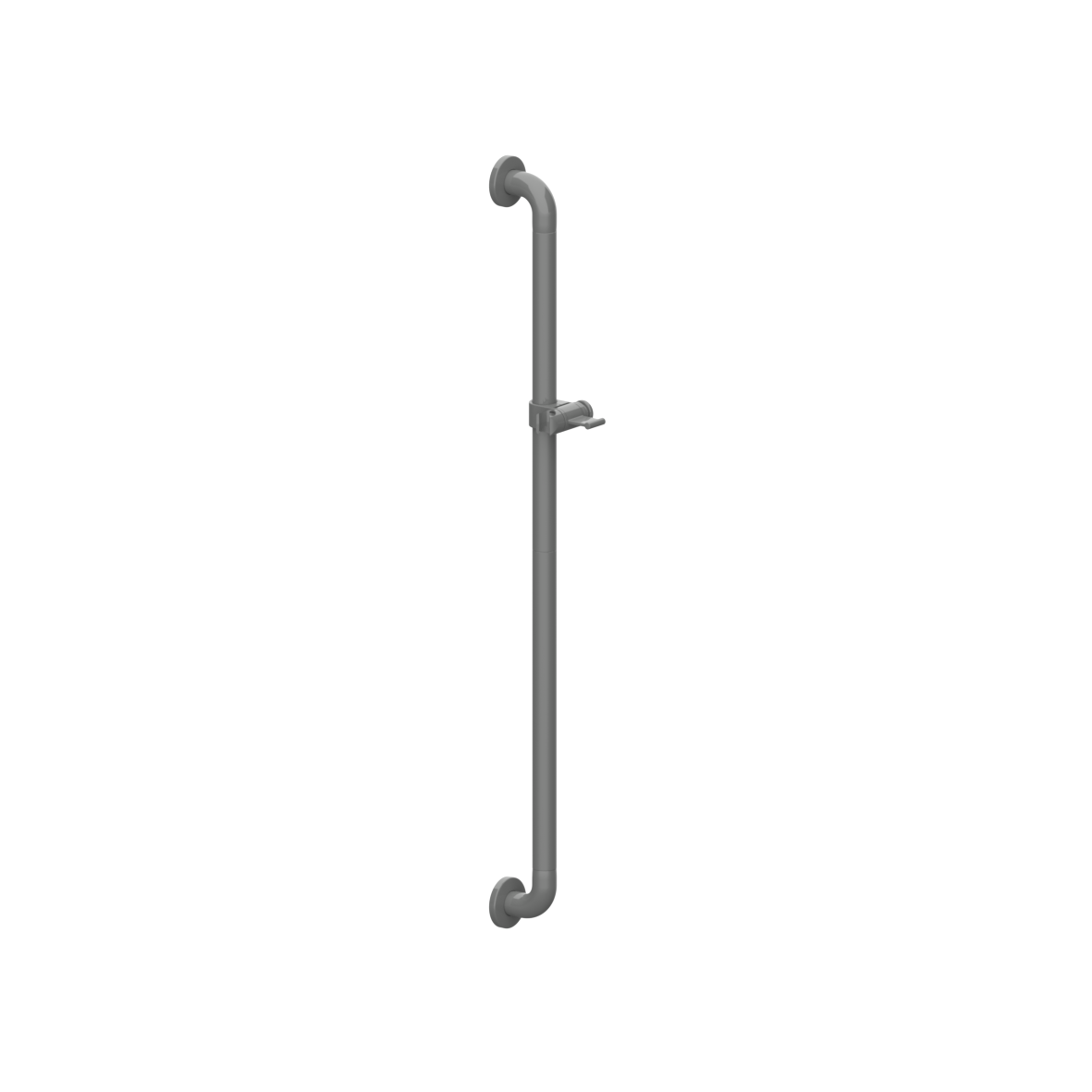 Nylon Care 400 Brausehalterstange, 1000 mm, Dunkelgrau