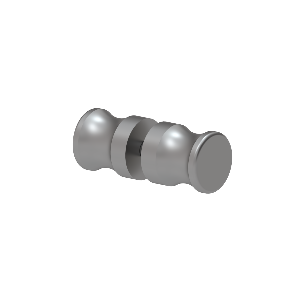 Inox Türknopf NT.TK 32 TS 8 -13 mm, Paar, 70 x 35 x 35 mm, Satiniert