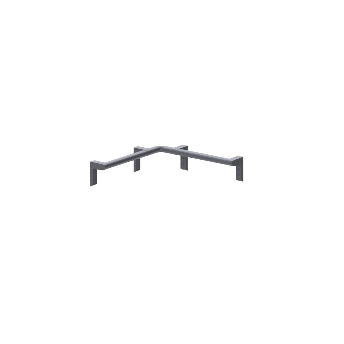 Cavere Care Duschhandlauf, 450 x 450 mm, Cavere Anthrazit-Metallic